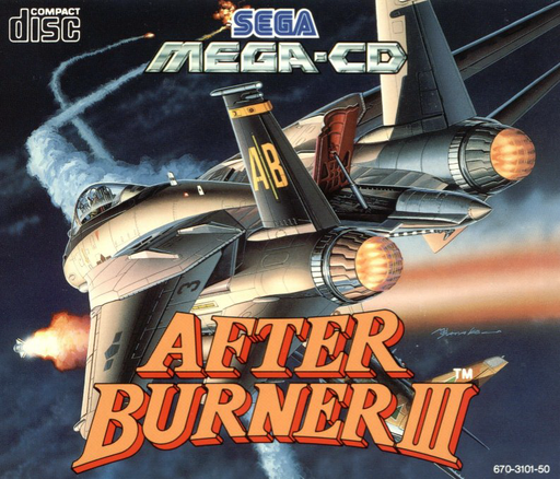 After Burner III box art for Sega Mega CD